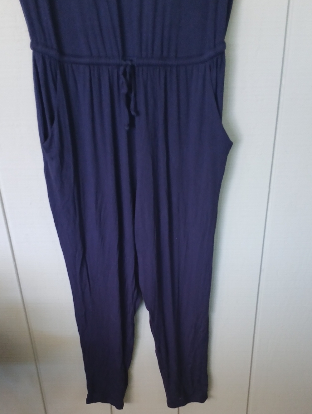 torrid Navy V‑Neck Short Sleeve Jumpsuit Size 0 - Picture 3 of 8